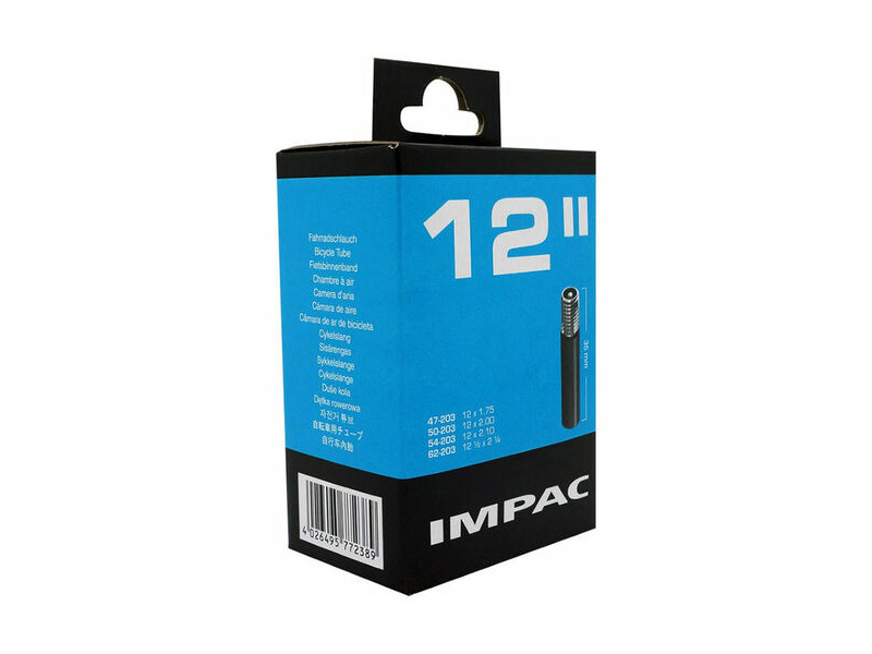 Schwalbe Impac Inner Tube 12 x 1.75-2.35 Schrader click to zoom image