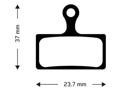 Aztec Organic disc brake pads for Shimano 2011 XTR (985 series) callipers