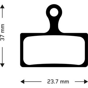 Aztec Organic disc brake pads for Shimano 2011 XTR (985 series) callipers 