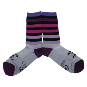 SaKO7 Fade To Grey Socks Purple 