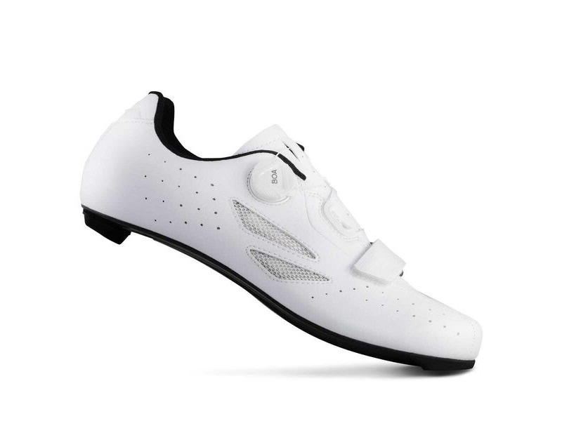 LAKE CX218 Carbon Road Shoes Wide Fit White click to zoom image
