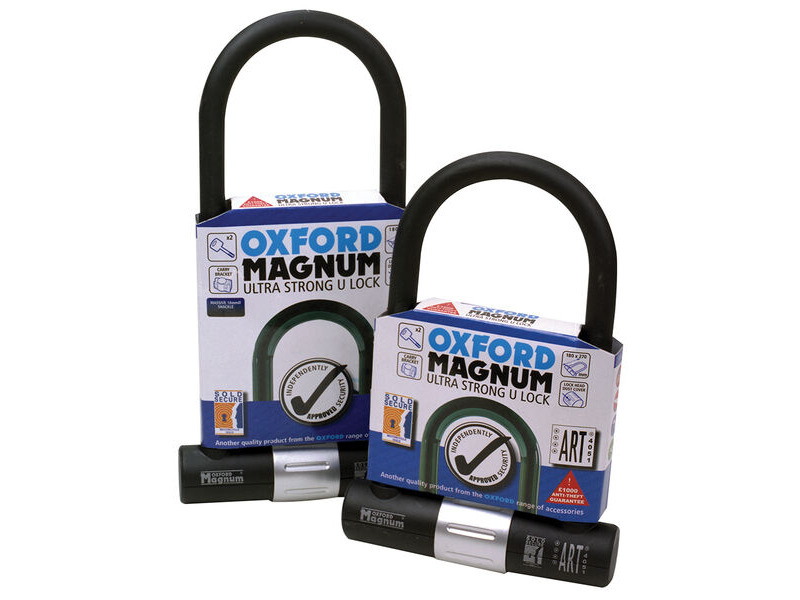 Oxford Magnum U-lock (170x285mm) with bracket click to zoom image