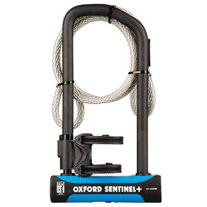 Oxford Sentinel Pro Duo D-Lock 320mm x 177mm + cable 