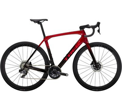 Trek Domane SLR 7 AXS Gen 4 Metallic Red Smoke to Red Carbon Smoke