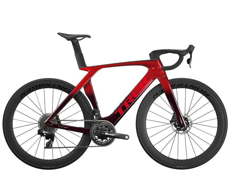 Trek Madone SLR 7 AXS Gen 7 Metallic Red Smoke to Red Carbon Smoke click to zoom image