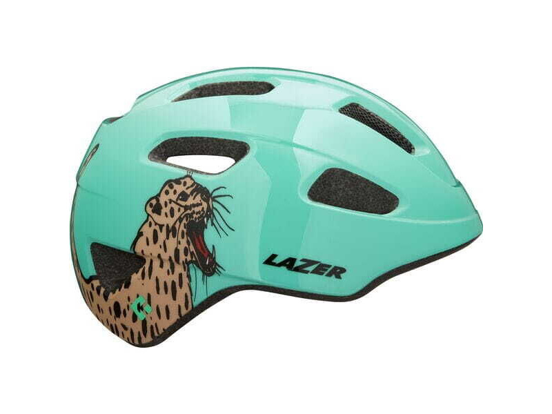 Lazer NutZ KinetiCore Helmet, Roaring Cat, Uni-Youth click to zoom image