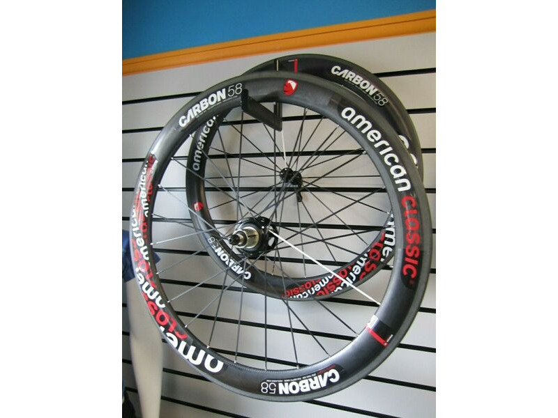 American Classic Carbon 58 Tubular Wheelset click to zoom image
