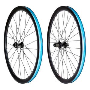 Halo Carbaura XCD35 Road Pair 35mm deep carbon Disc rim, 28H Ft/32H Rr 11sp SRAM XD-R 2022