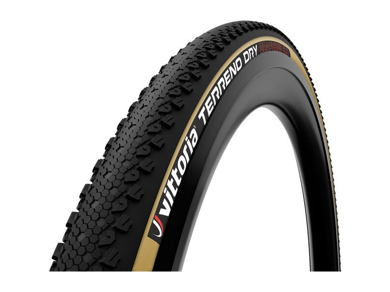 Vittoria Terreno Dry 700x47c Gravel Blk Tan G2.0 Tyre click to zoom image