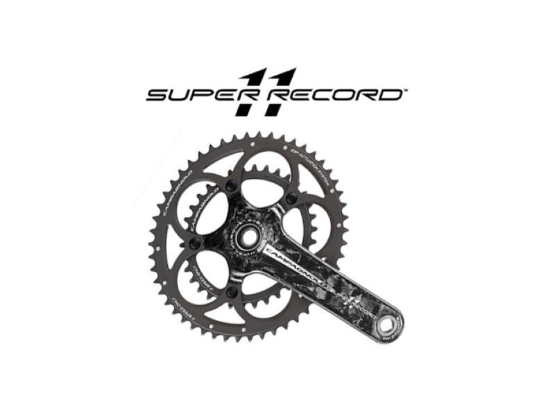 Campagnolo Super Record 11 Speed UT Compact Chainset click to zoom image
